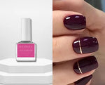 Dark plum halal varnish