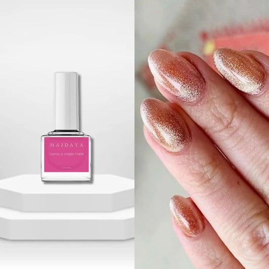 Vernis perméable doré paillette - MAJDAYA